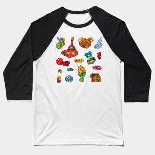 Under the Sea sticker pack Baseball T-Shirt